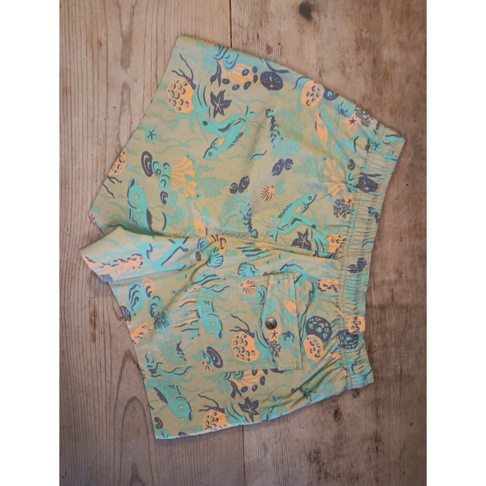 Toad&Co Women XS Boundless Short Mantis Reef Print Ocean Green Beach Coastal NWT - Picture 5 of 6